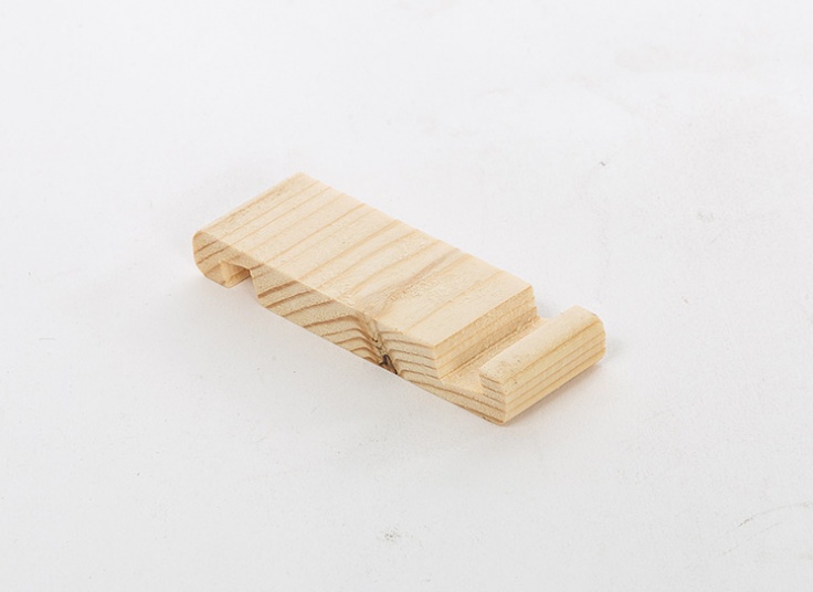 استند موبایل چوبی