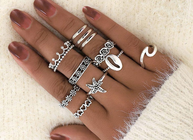 پکیج یازده عددی انگشتر variant