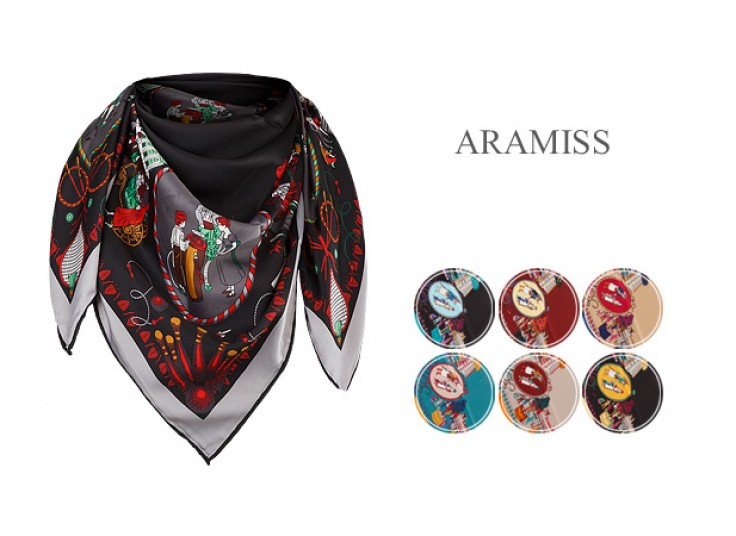 روسری ساتن ابریشم ARAMISS