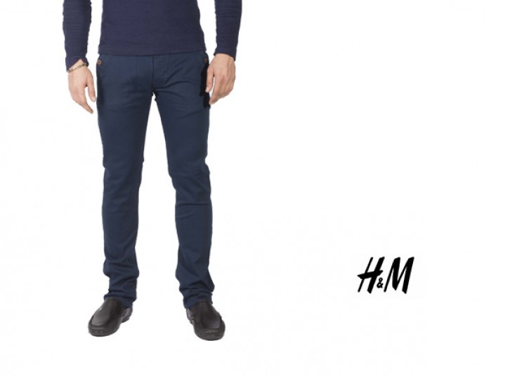 شلوار کتان اچ اند ام