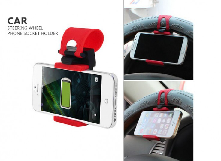 پایه نگهدارنده گوشی Car Steering Wheel