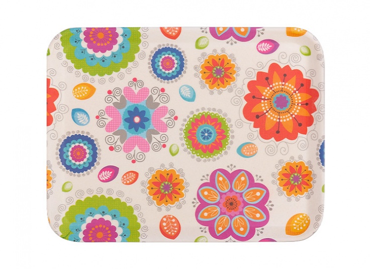 سینی آشپزخانه طرحدار بامبو LIMAZ