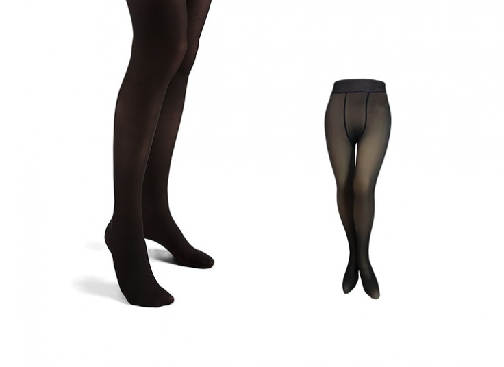 جوراب شلواری مدل سه بعدی