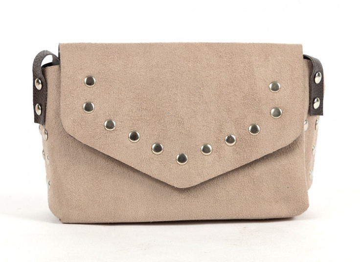 کیف دوشی پرچ دار