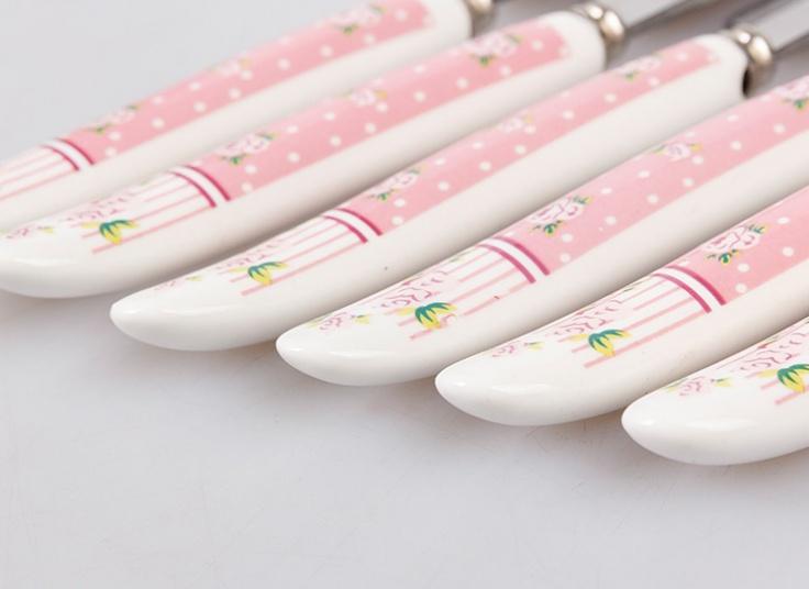 کارد غذا خوری دسته سرامیکی