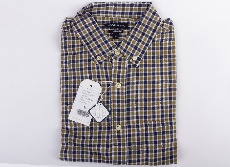پیراهن چهارخانه مردانه Jooti jeans