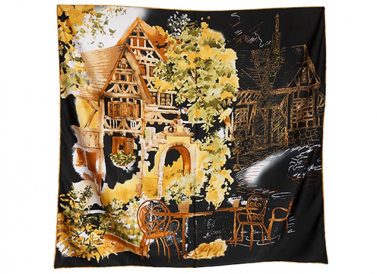 روسری ساتن ابریشم Serra