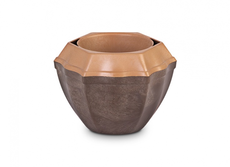 گلدان دوجداره پلاستیکی Green Home