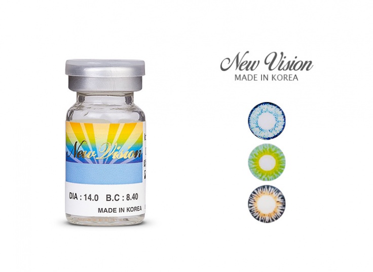 لنز چشم طبی رنگی New vision