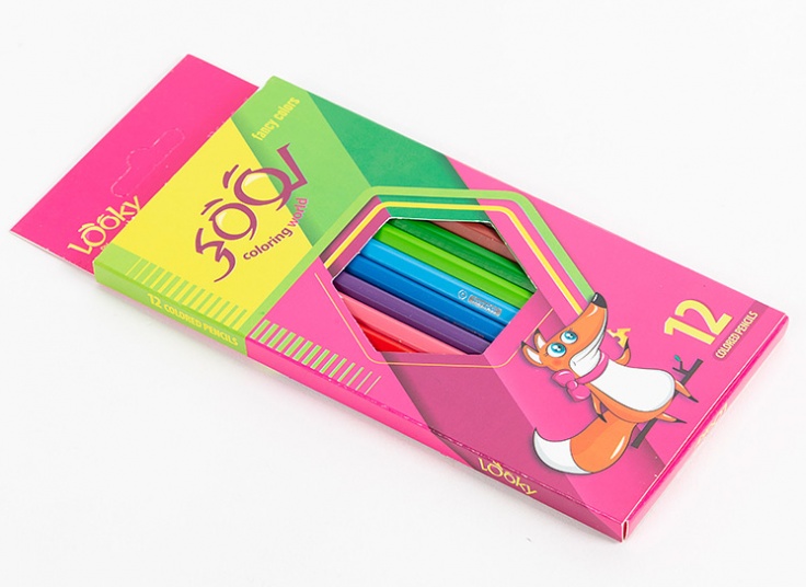 مداد رنگی 12 رنگ Looky