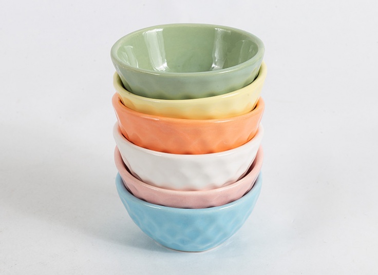 پیاله 6 عددی رنگی