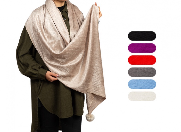 شال مخمل زنانه