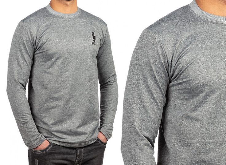 تیشرت مردانه آستین بلند طرح Polo