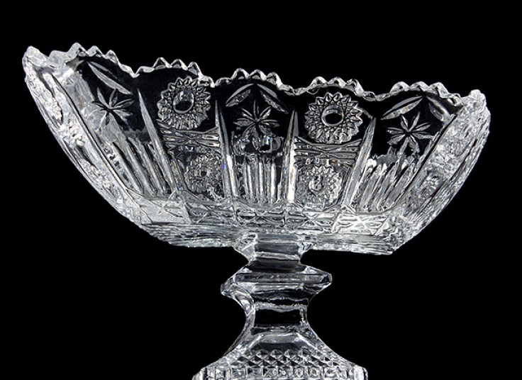 ظرف بلور پایه دار Art in Glass