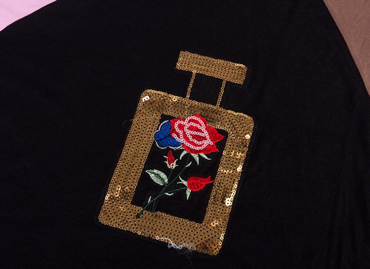 بلوز زنانه گره ای طرح Perfume