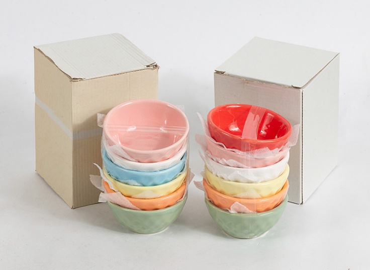 پیاله 6 عددی رنگی