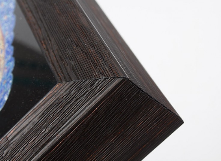 بشقاب میناکاری قاب دار