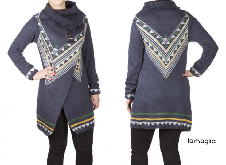 پانچو بافت اسپرت Lamaglia