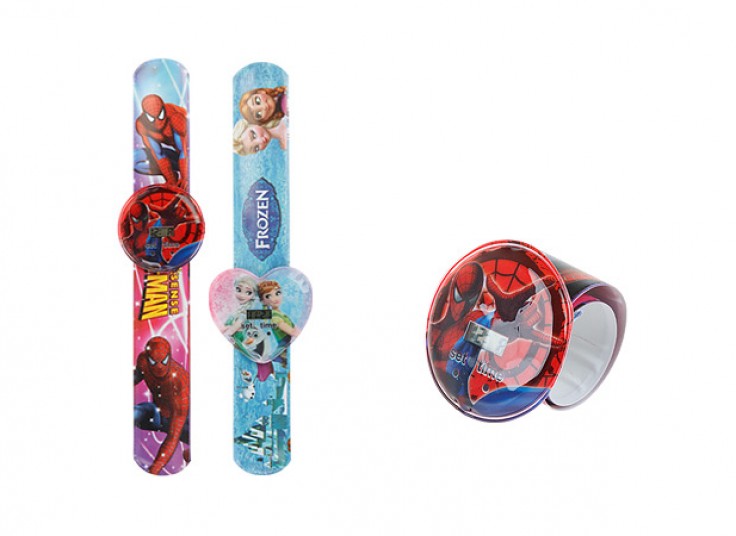 ساعت کارتونی بند خط کشی