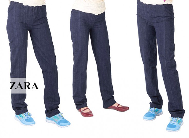 شلوار طرح جین زنانه Zara