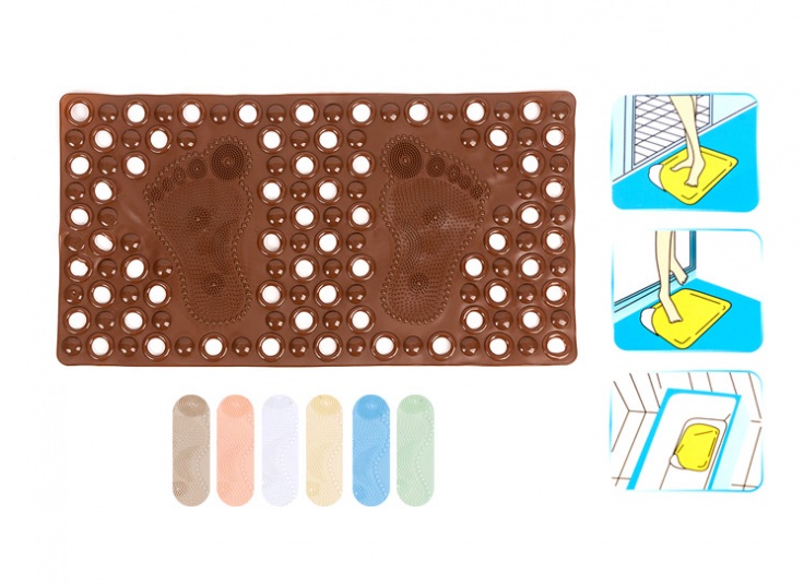 زیر دوشی حمام طرح پا