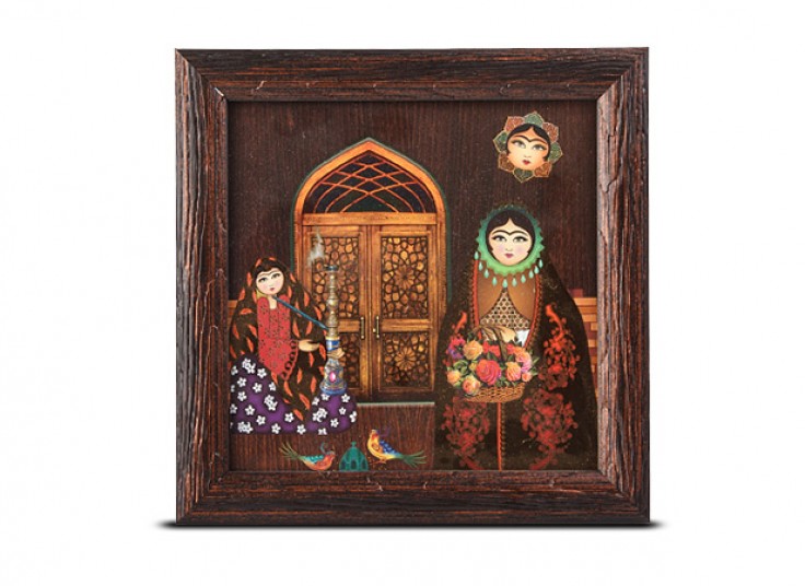 تابلو نفیس و نقش برجسته خاتون