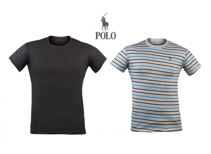 تیشرت آستین کوتاه طرح POLO