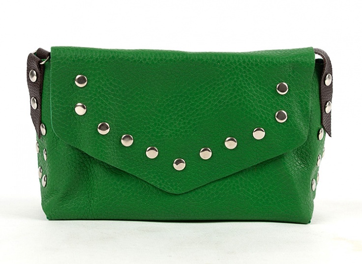 کیف دوشی پرچ دار