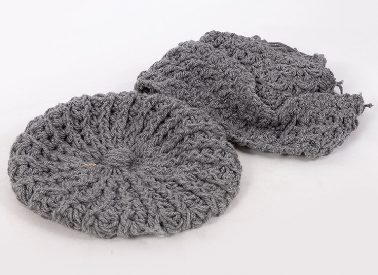 ست کلاه فرانسوی و شال گردن