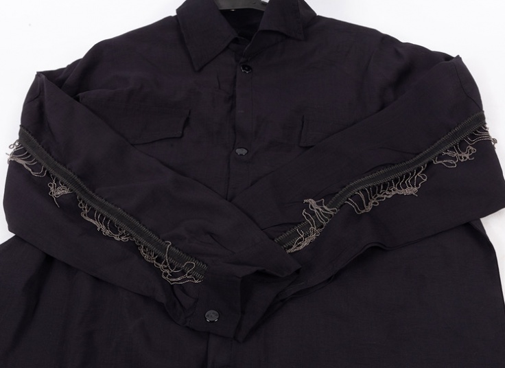 شومیز زنجیردار دو جیب