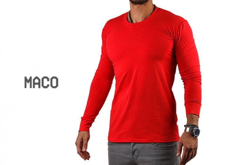 تیشرت آستین بلند مردانه MACO