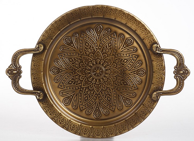 سینی فلزی طرح برجسته