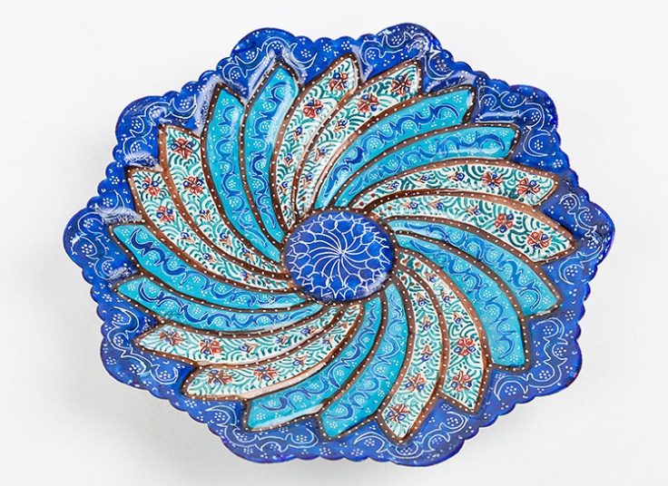 بشقاب میناکاری