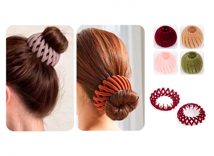 کلیپس گوجه‌ای مخملی