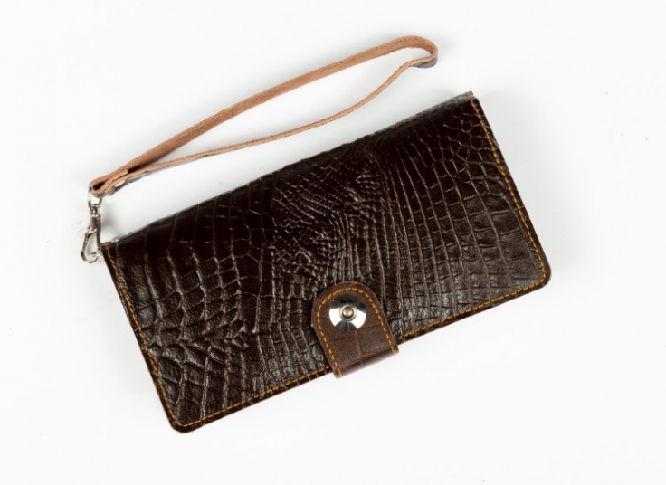 کیف پول و موبایل چرمی