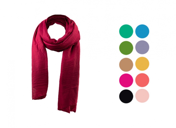 شال نخی رنگی SHA ZHOU