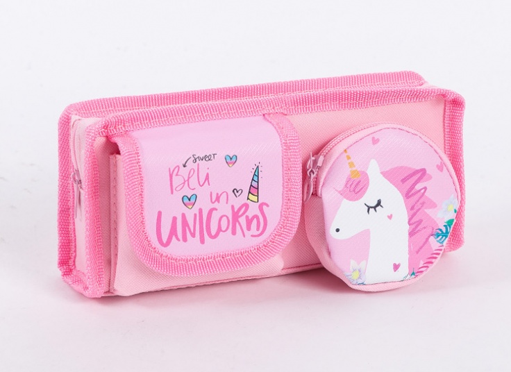 جامدادی طرح یونیکورن جیب دار