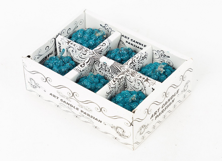 شمع گل رز 6 عددی