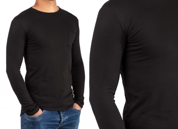 تیشرت آستین بلند مشکی LONG