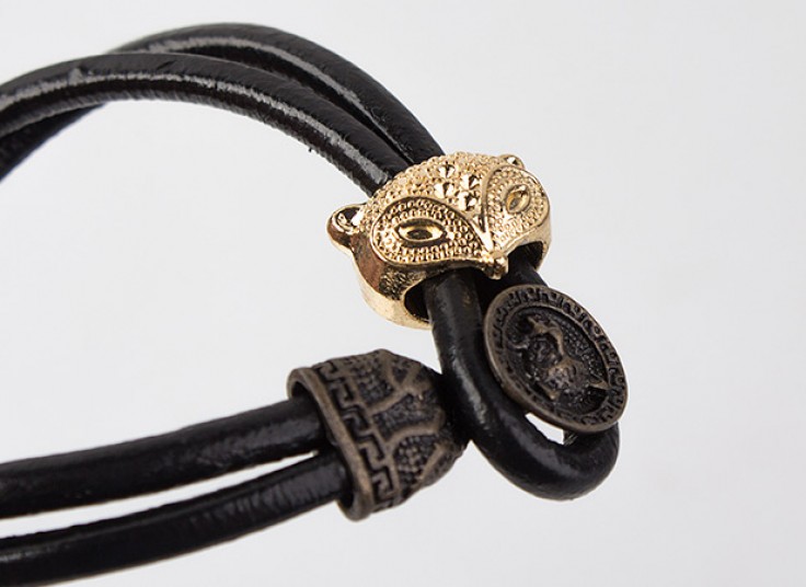 دستبند چرم دوبل