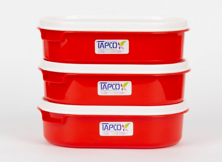 ظرف درب دار 3 عددی Tapco