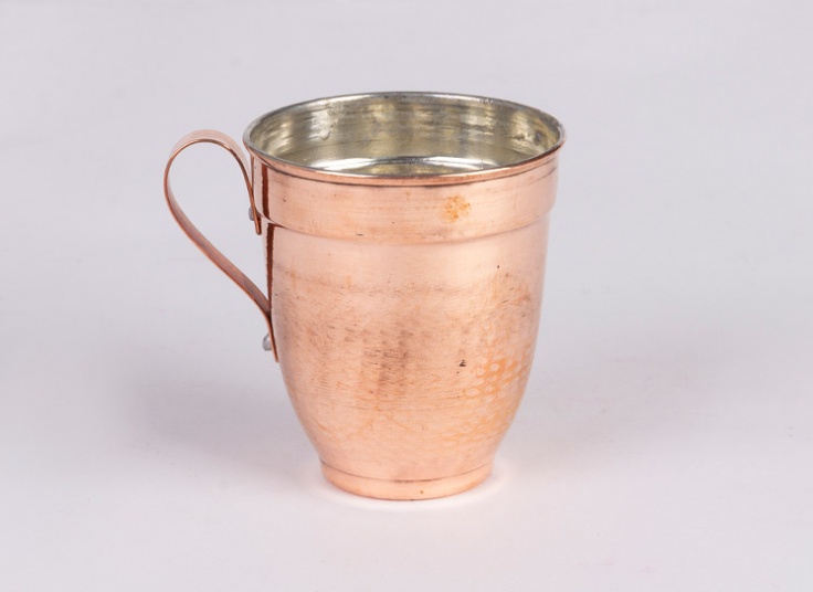 ظروف مسی چکش کاری شده