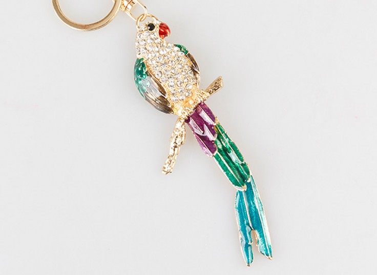 آویز کلید کریستالی Bird