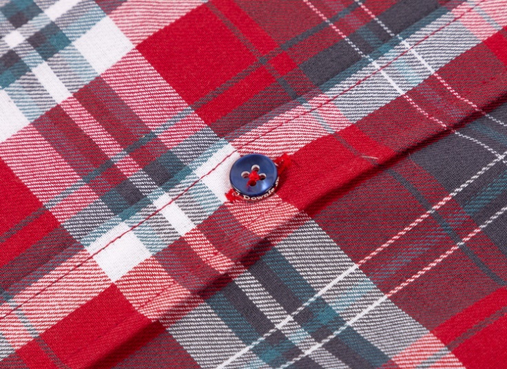 پیراهن چهارخانه طرح POLO