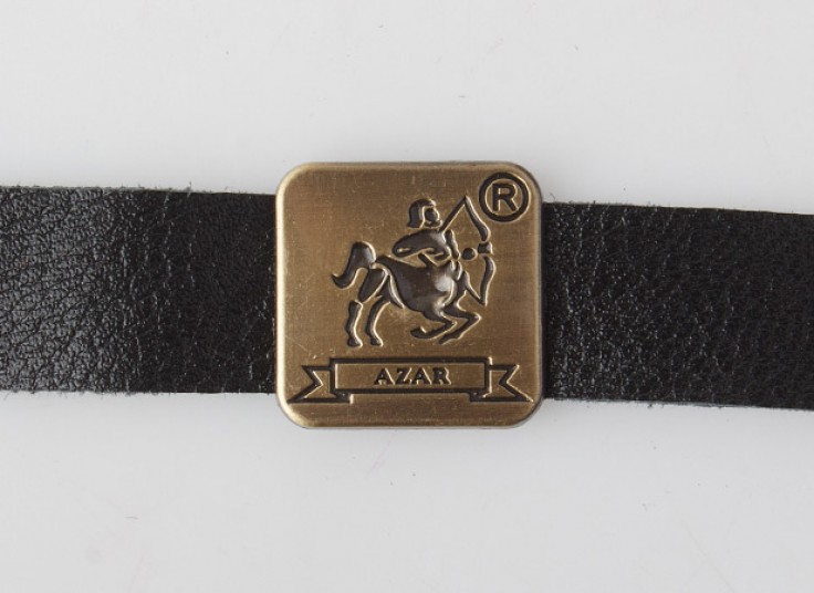 دستبند چرمی ماه تولد