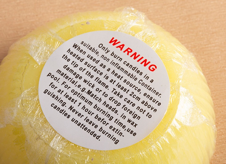 شمع کاسه ای مدل ستاره