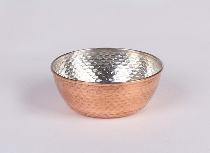 ظروف مسی چکش کاری شده