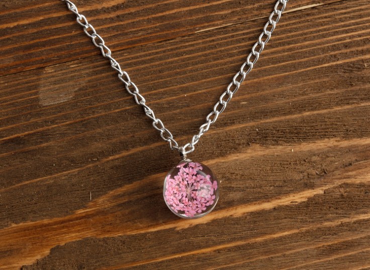 گردنبند توپی Crystalline