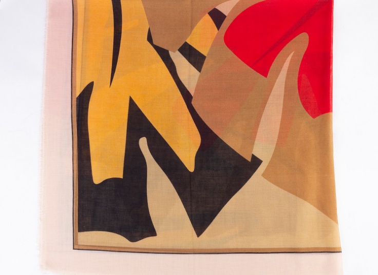 روسری آبرنگی Lamiz