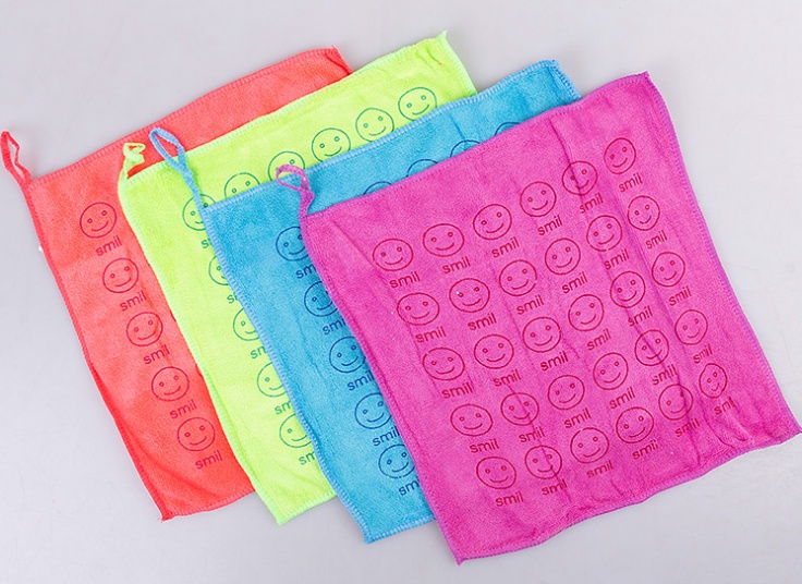 پک چهار عددی دستمال حوله ای SMILE